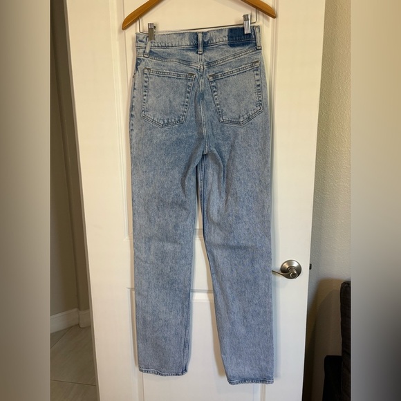 Abercrombie & Fitch The 90s Straight Ultra High-Rise Jeans Crossover Size 28 L - Picture 6 of 9